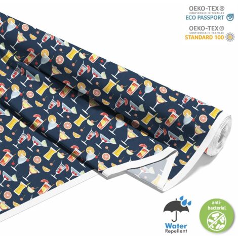 TISSUS DÉCORATIFS D'EXTÉRIEUR OXFORD - Motif Cocktail DX8467 (1/5)