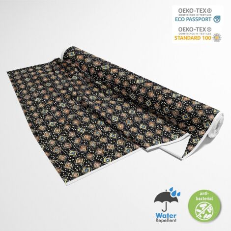 TISSUS DÉCORATIFS D'EXTÉRIEUR OXFORD - Motif africain DX18005 (1/5)