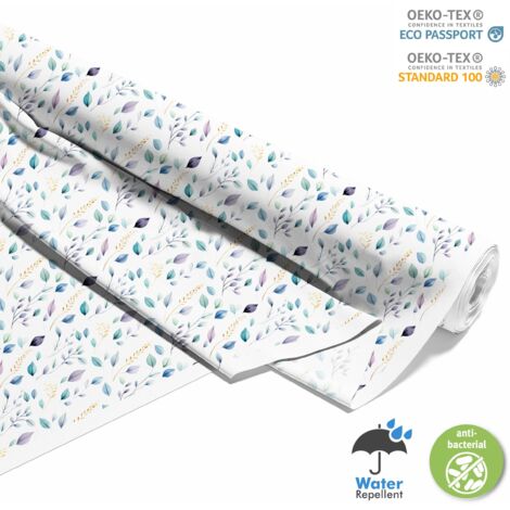 Tissu d'ameublement extérieur Oxford - motif végétal - DX2329 (1/5)