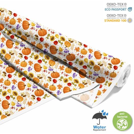 TISSUS DÉCORATIFS D'EXTÉRIEUR OXFORD - Collection de motifs de fruits et de feuilles (1/5)