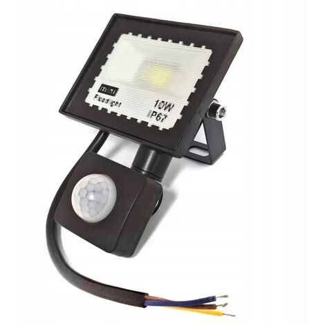 Projecteur LED halogène 10 W avec détecteur de mouvement (1/5)