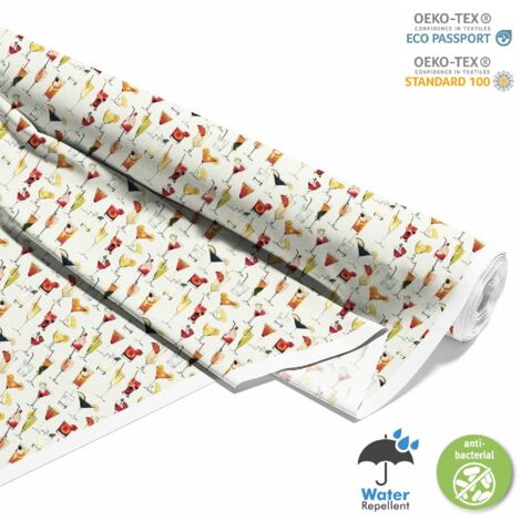TISSUS DÉCORATIFS D'EXTÉRIEUR OXFORD - Motif Cocktail DX8386 (1/5)