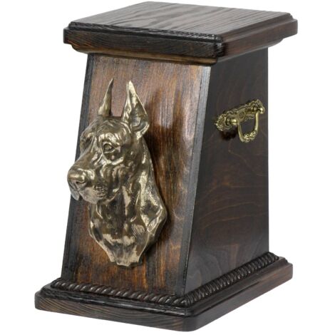 Buste Chien Dogue Allemand Art Dog FR - Sculpture Résine Bronze édition Limitée