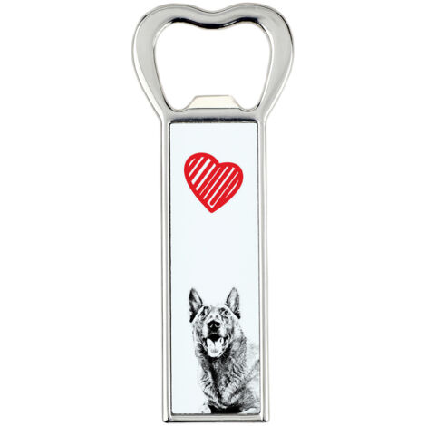 Berger belge malinois - Décapsuleur avec chien, ouvre-bouteille personnalisé pour réfrigérateur, cadeau unique pour homme par Art-Dog (1/5)