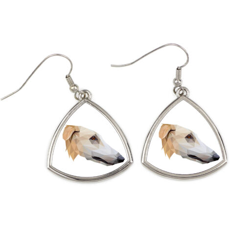 Ciondolo Cane Levriero Barzoi – Pendant Chien Lévrier Barzoï In Placcato Oro Giallo – Gioiello Unisex LW - Foto 3