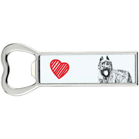 Bouvier des Flandres – un ouvre-bouteille avec un chien, un ouvre-frigo personnalisé, un cadeau unique pour homme signé Art-Dog (1/5)