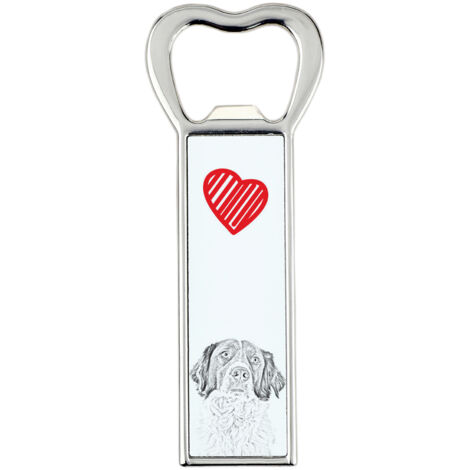 Décapsuleur en forme de chien épagneul français, ouvre-frigo personnalisé, cadeau original pour homme signé Art-Dog (1/5)