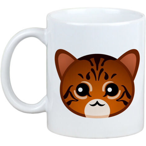 Cat Toyger - Mug avec graphisme et inscription par Art-Dog (1/5)