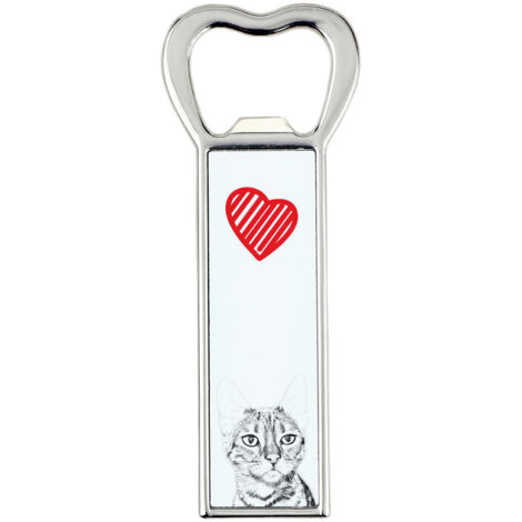 Jouet pour chat - un décapsuleur avec un chat, un ouvre-réfrigérateur personnalisé, un cadeau unique pour un homme d'Art-Dog (1/5)
