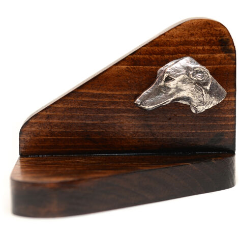 Lévrier africain (Azawakh) - Porte-bougie en bois en forme de chien, porte-bougie chauffe-plat, hommage canin par Art-Dog (1/5)