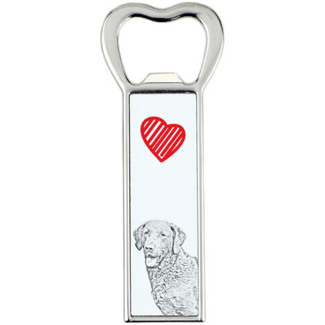 Chesapeake Bay Retriever – un ouvre-bouteille à l'effigie d'un chien, un ouvre-réfrigérateur personnalisé, un cadeau unique pour homme signé Art-Dog (1/5)