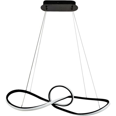 Suspension LED Marco noire milagro ML8116 (1/5)