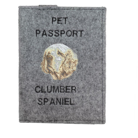 Couverture Passeport Chien Personnalisée - Feutre Brodé Main | American Staffordshire Terrier & 100+ Races