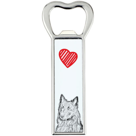 Berger Belge, Bouvier Belge - Décapsuleur chien, ouvre-frigo personnalisé, cadeau homme unique par Art-Dog (1/5)