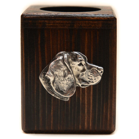 Beagle - un bougeoir en bois avec un chien, un souvenir unique après la perte d'un chien, fait à la main par Art-Dog (1/5)