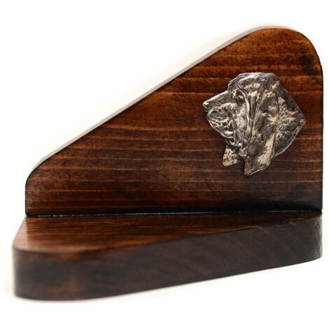 Basset Hound I - Porte-bougie en bois en forme de chien, porte-bougie chauffe-plat, mémorial pour chien par Art-Dog (1/5)