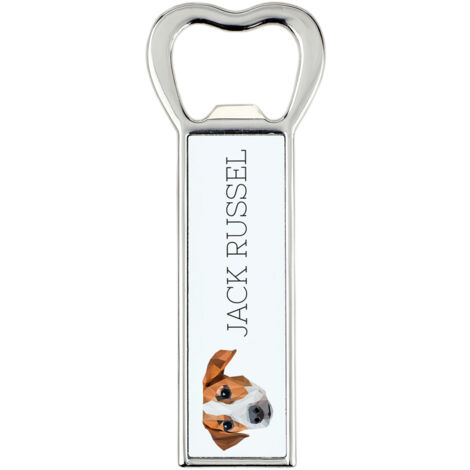 Jack Russell Terrier - Décapsuleur avec photo et inscription pour bière Art-Dog (1/5)