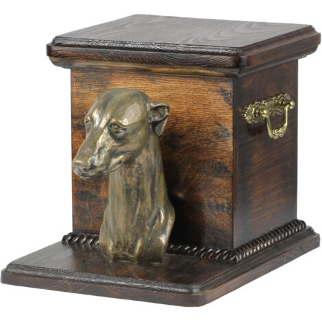 Statue Lévrier Irlandais – Buste Chien Résine/bronze, édition Limitée Art Dog