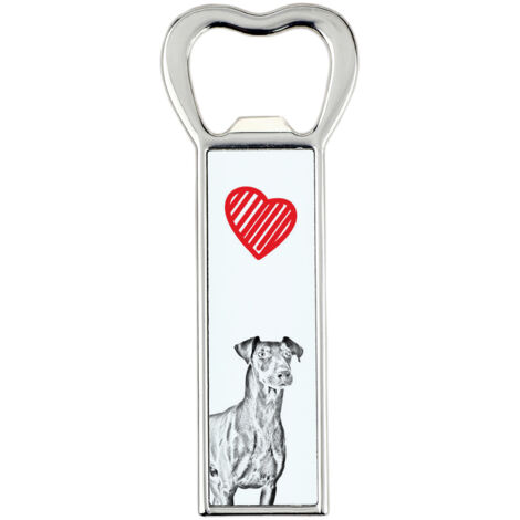 Manchester Terrier – un ouvre-bouteille à l'effigie d'un chien, un ouvre-frigo personnalisé, un cadeau unique pour homme signé Art-Dog (1/5)