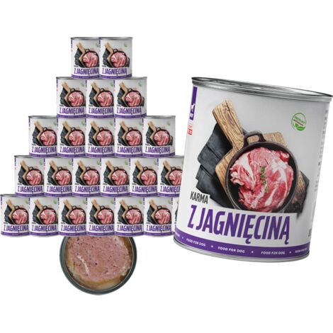 TUF TUF Nourriture à l'agneau - aliment humide pour chiens - 24 x 800 g (1/3)