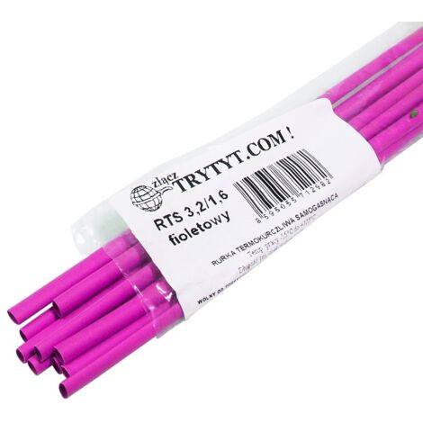 10x gaine thermorétractable RTS 3.2/1.6 violette (1/2)