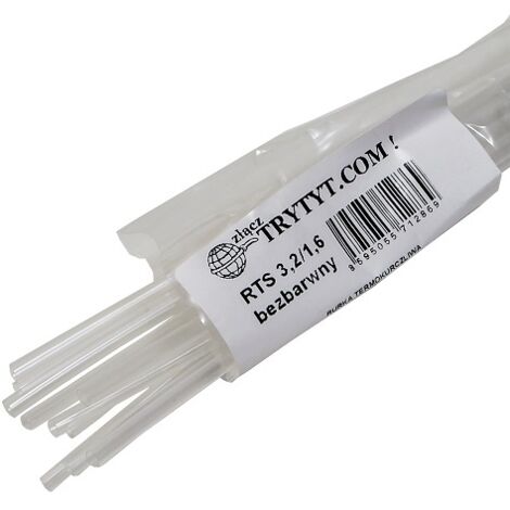 10x gaine thermorétractable RTS 3.2/1.6, incolore (1/2)