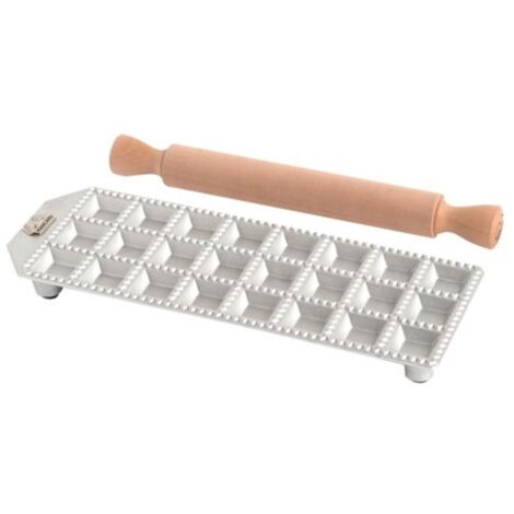 EPPI.43 MOULE A RAVIOLI 12 EMPREINTES RONDES ROULEAU EN BOIS EPPI.43 EPPI.43 MOULE A RAVIOLI 12 EMPREINTES RONDES ROULEAU EN BOIS EPPI.43