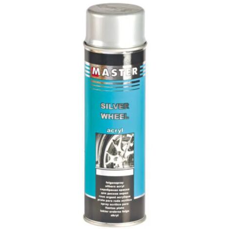 PEINTURE EN Aérosol VERNIS ACRYLIQUE POUR JANTES ARGENTÉES Troton
