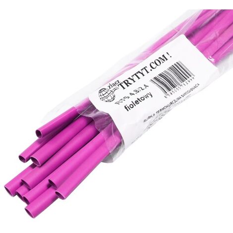10x Gaine thermorétractable RTS 4.8/2.4 violette