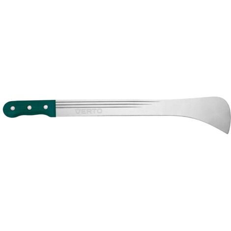 Machette de jardin 15G190 – Lame acier trempé 68,5 cm – Manche en bois riveté – Pour coupe précise et entretien – Verto
