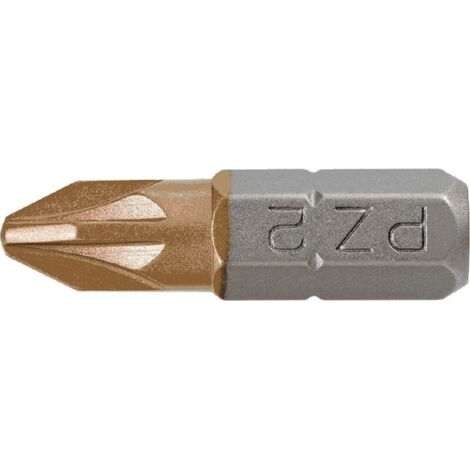 Graphite - Embouts de tournevis PZ2 25 mm, 2 pièces - durables et précis (1/2)
