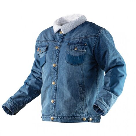 Veste en jean isolée, taille M (1/5)