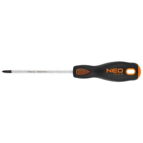 Tournevis cruciforme NEO PH0x75 mm - Acier S2, magnétique (1/4)