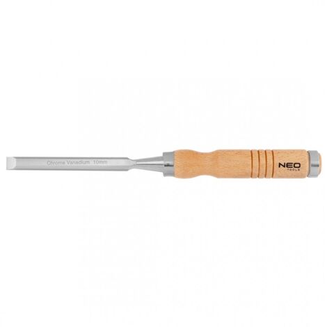 Ciseau 10 mm, Crv, manche en bois (1/5)