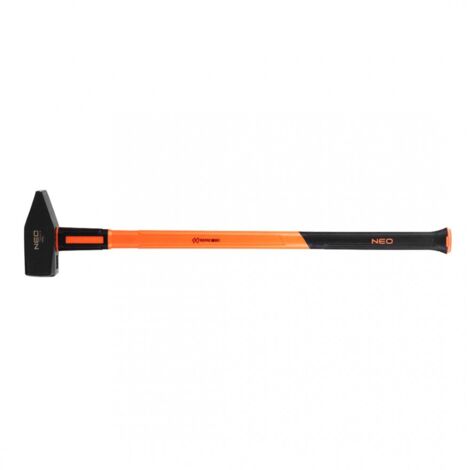Marteau d'ingénieur 4 kg, manche en fibre de verre (1/4)