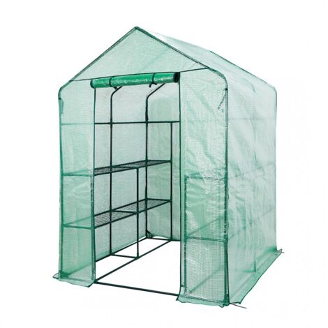 Serre NEO TOOLS 143x143x195 cm - Cultiver des plantes à la maison et au jardin (1/2)