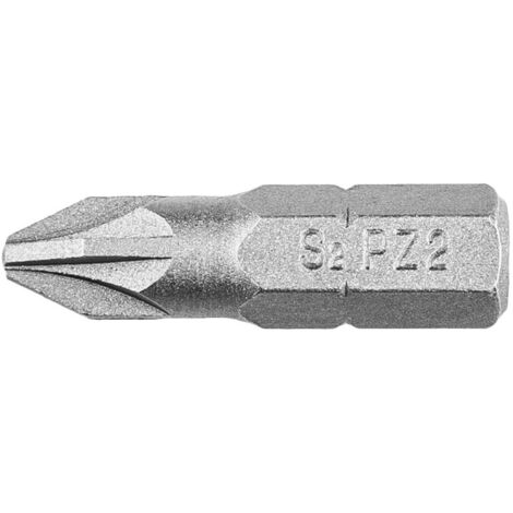 Graphite - Embouts de tournevis PZ2, 25 mm, 20 pièces - embouts de tournevis durables (1/2)