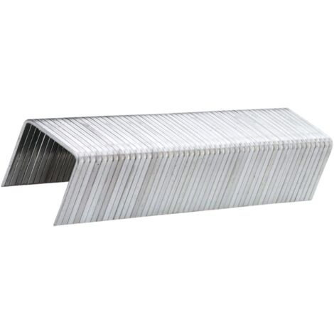 Agrafes Top Tools type J 8 mm - 1000 pièces - pour travaux de tapisserie et de finition (1/2)