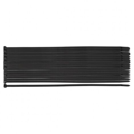 Colliers de serrage EXTREME 3,6 × 200 mm, noirs, 100 pièces. (1/5)