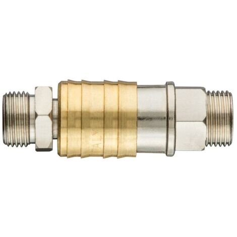 Raccord rapide pour compresseur avec embout, filetage extérieur 3/8"""" (1/5)