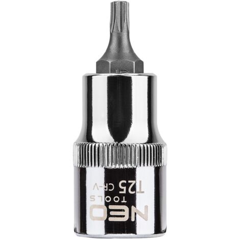 Embout Torx NEO T25, 1/2", 55 mm - Douille de tournevis durable (1/3)