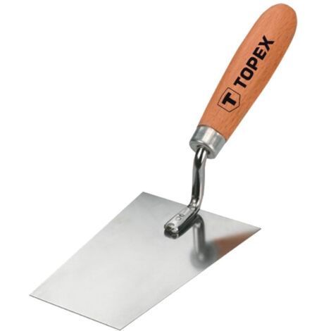 Truelle à stuc trapézoïdale 160 x 80 mm, acier inoxydable (1/2)