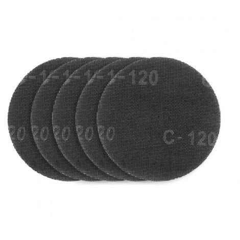 Grille de ponçage graphite pour plâtre 180 mm K120 (5 pièces) - pour meuleuse 59G263 (1/5)