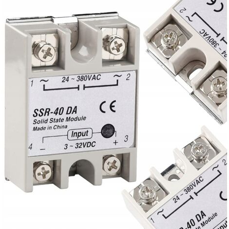 Relais statique SSR-40 DA 40A 24-380 V CA LED (1/5)