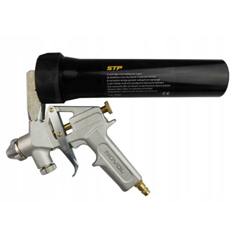 Pistolet pulvérisateur pour mastics polymères – Capacité 290-320ml – Réglage de pointe pour structures variées – Adaptateur inclus (1/2)