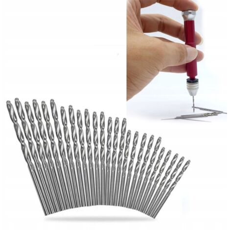 Rosfix Set Forets Miniatures HSS 25 Pièces – Ø 0,5 à 3 mm  Acier Rapide Haute Précision  Pour Modélisme, Bijoux, PCB, Horlogerie  Accessoire de Perçage (1/5)