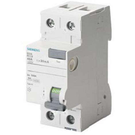 Disjoncteur différentiel 2P 16A 0,03A Type AC 30mA 230V SENTRON 5SV4311-0 (1/2)