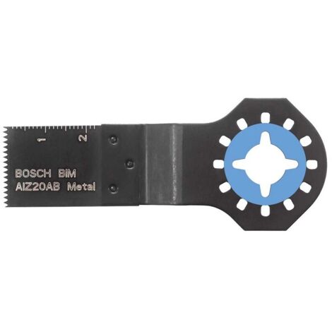 Bosch – Lame plongeante STARLOCK pour bois et métal – Découpe précise dans meubles et plaques de plâtre – Système d'accroche rapide – Compatible avec outils oscillants