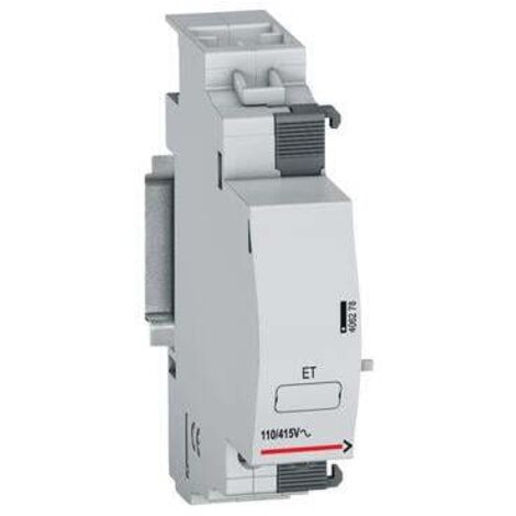 Legrand – Déclencheur à émission de tension DX³ 110V à 415V – Auxiliaire pour disjoncteurs et interrupteurs – Montage à gauche – 1 module