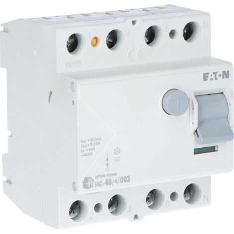 Eaton Modèle de Disjoncteur AC 30mA 6kA (1/3)